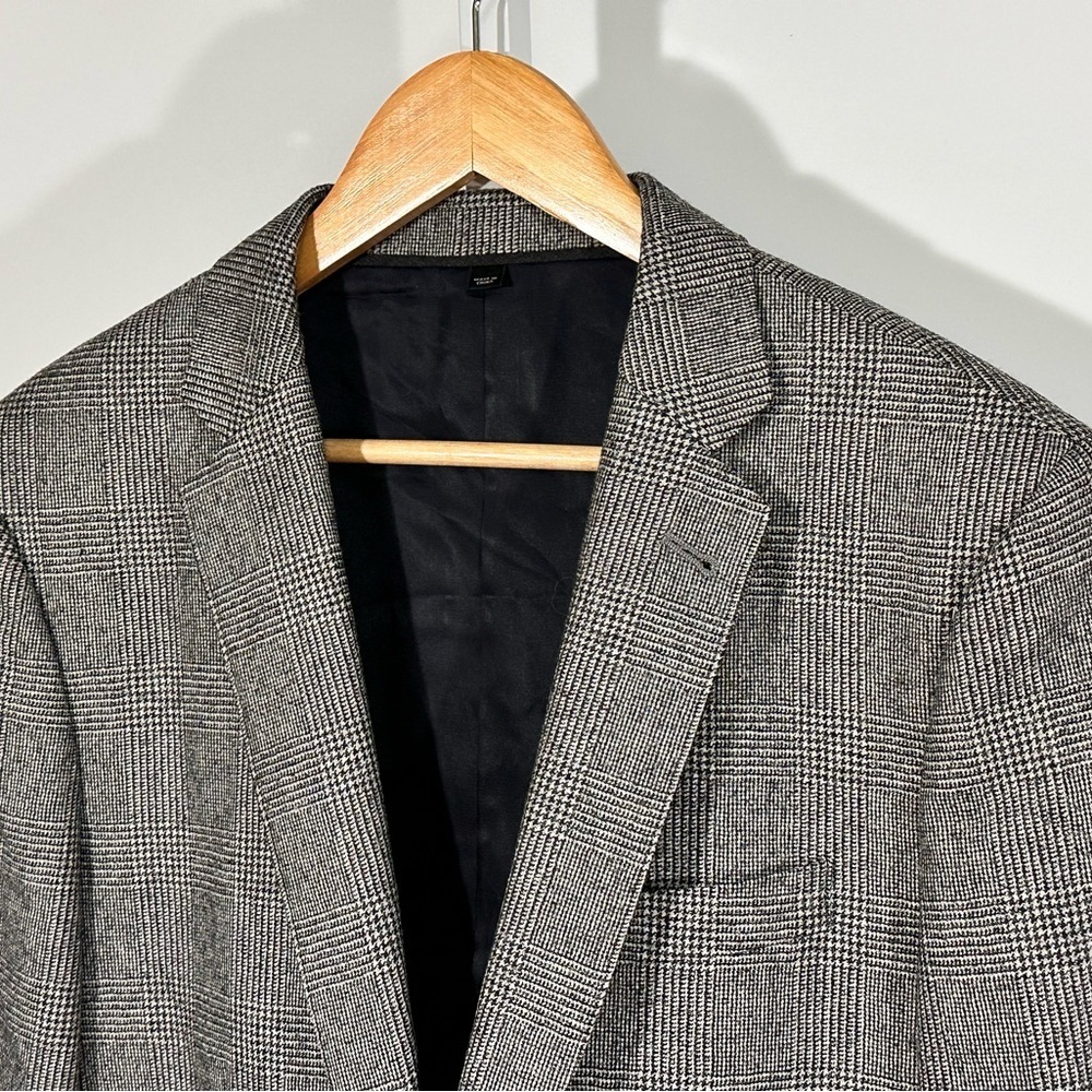 J.Crew Ludlow Glen Plaid Wool Blazer Vitale Barberis Canonico Italian Fabric 38R - Picture 9 of 9